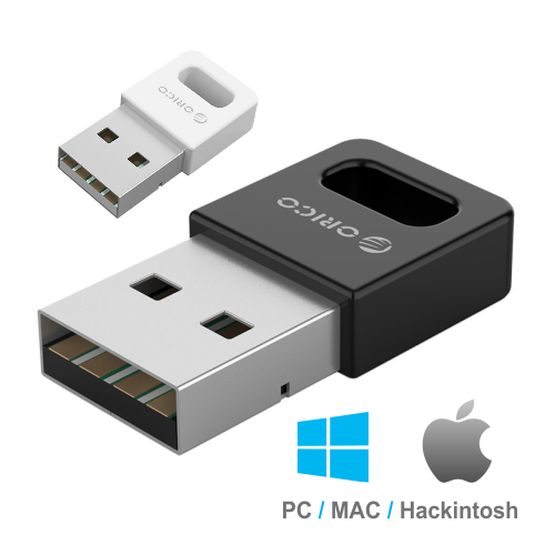 Adaptador Bluetooth 4.1 USB Orico PC/Mac Preto/Branco
