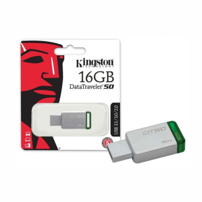 Pendrive 16GB Kingston DT50 USB 3.1/3.0/2.0 Metal